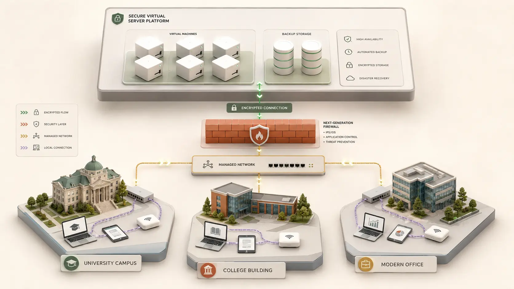 Networking infrastructure environment